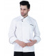 Chef coat Premium White- Consealed Button